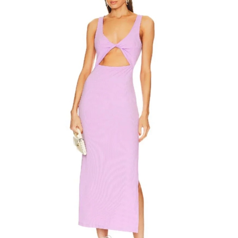 L Space midi dress in purple size small